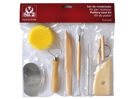 Instrumentos De Modelar Arcilla Sio Set De Piezas Firpack