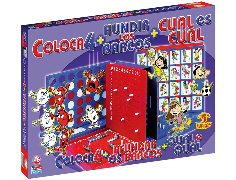 Juegos De Mesa Falomir Cuatro En Linea Cual Es Cual Hundir Los