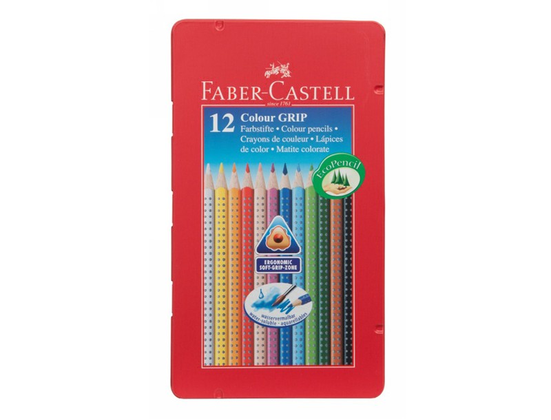 Lapices De Colores Faber Castell Acuarelable Colour Grip Triangular