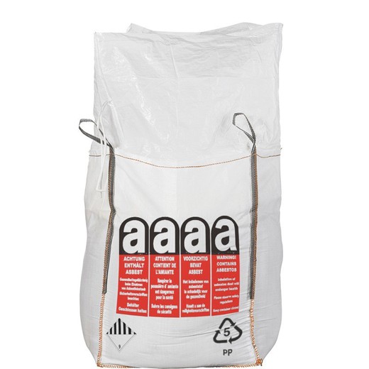Sacos big bag para amianto