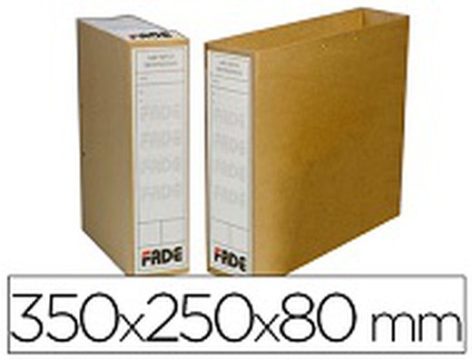 Bolsa Archivo Definitivo FADE Folio Kraft Bicolor - Caja de 100 Unidades