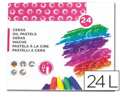 Lapices Cera Plastidecor Caja De 24 Colores Surtidos — Firpack