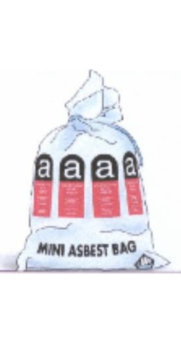Mini Big Bag Polipropileno Con Logo Amianto