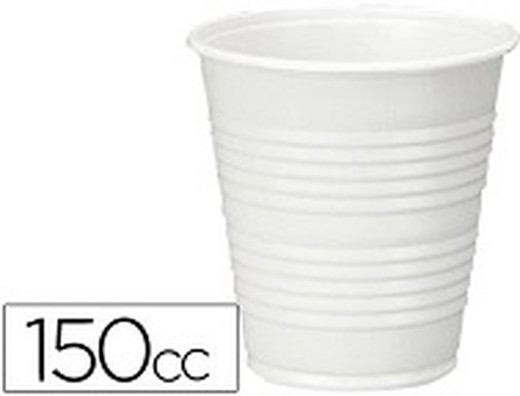 Vaso De Plástico Blanco 150CC