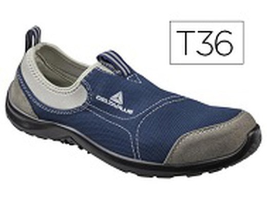 Zapatos De Seguridad DELTAPLUS De Poliéster Y Algodón, Azul Marino (Talla 36-45)