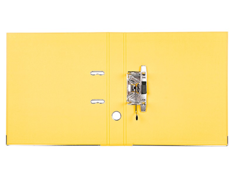 Caja Archivador Liderpapel de Palanca Carton Din-A4 Documenta Lomo 82Mm  Color Amarillo