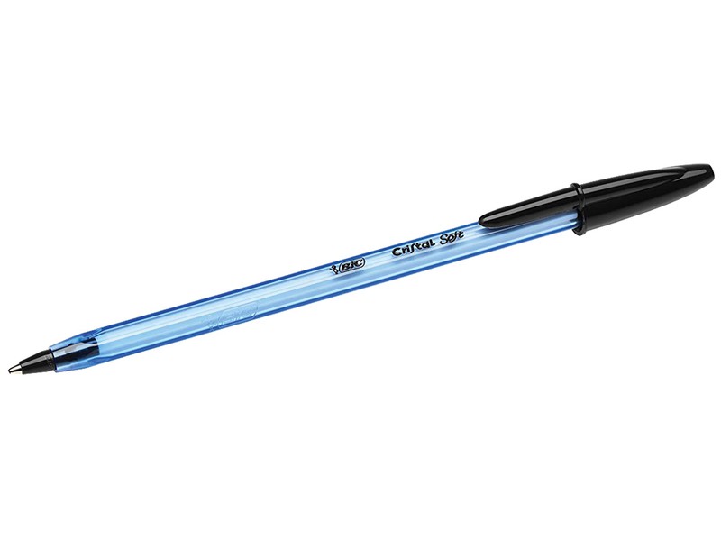 Bolígrafo Bic Cristal soft azul