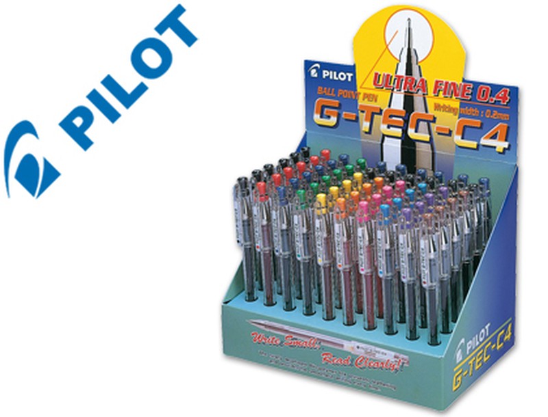 Boligrafo pilot synergy point retractil sujecion de caucho tinta gel 0,5 mm  azul en