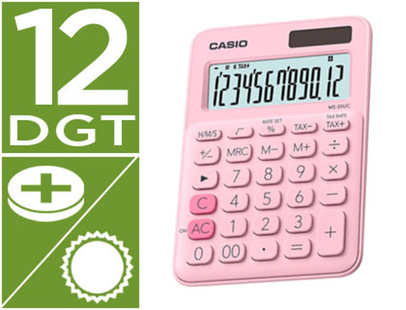 Calculadora casio online rosa