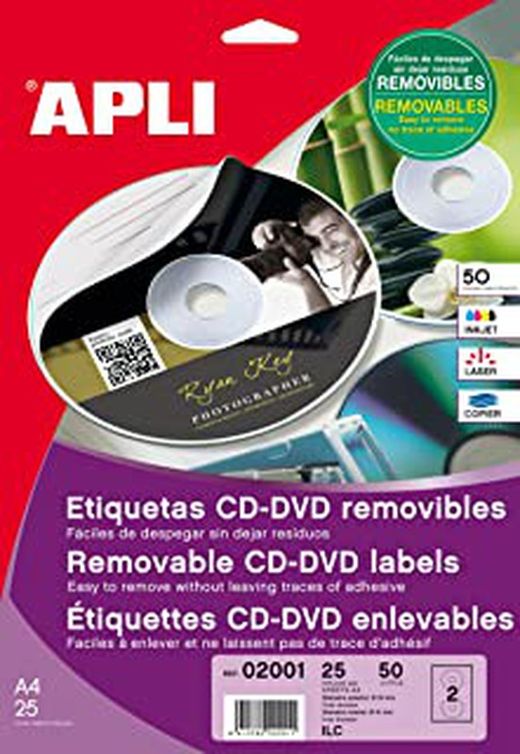Etiquetas Adhesivas Multifunción Usos Especiales Hoja A4 Marca Apli