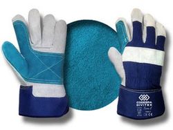Guantes Cuero Y Lona / Mod. Terra E