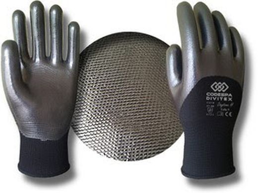Guantes Poliéster Con Nitrilo / Mod. Daytona H