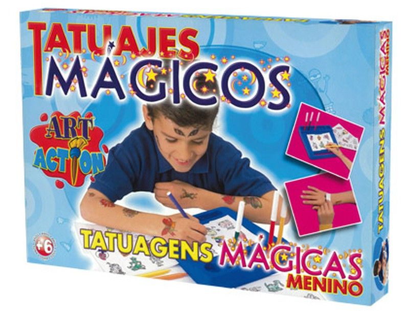 Juego De Mesa Falomir Tatuajes Magicos Infantil — Firpack