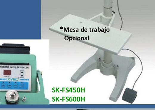 Mesa De Trabajo Heavy Duty Para Selladoras De Bolsas
