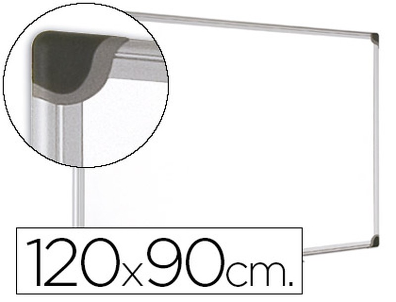 Pizarra corcho q-connect marco de aluminio 120x90 cm : : Oficina y  papelería