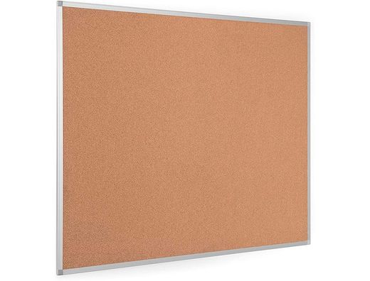 Pizarra Corcho Q-Connect Marco De Aluminio 120x90 Cm
