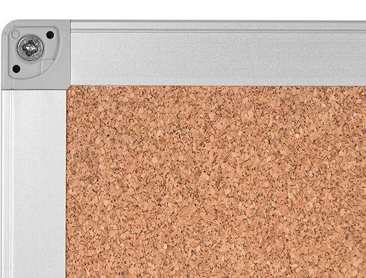 Pizarra Corcho Q-Connect Marco De Aluminio 120x90 Cm