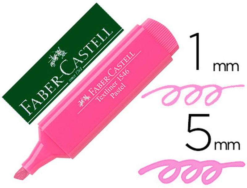 Marcadores Fluorescentes FABER-CASTELL Textliner 1546 Pastel