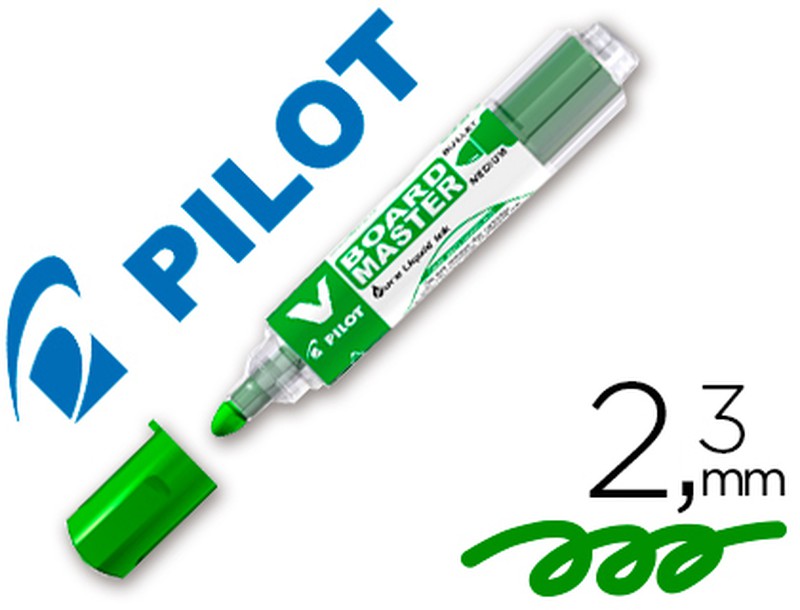 Rotulador Pilot V Board Master Para Pizarra Blanca Verde Tinta Liquida  Trazo 2,3mm