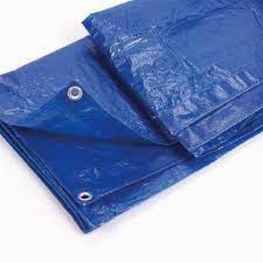 Suelo De Rafia Para Campings Y Auto Caravanas, Azul 120 Gr
