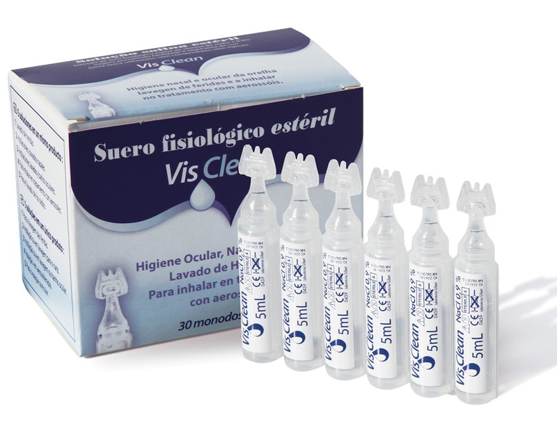 VISCLEAN SUERO FISIOLOGICO 5ML MONODOSIS 30 UDS – Farmacia