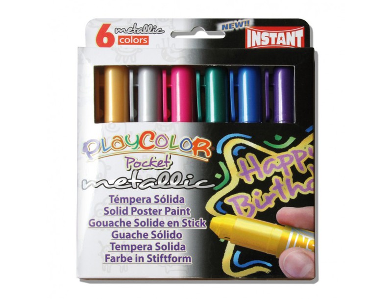 Tempera Solida En Barra Playcolor Escolar Caja De 6 Colores Surtidos —  Firpack