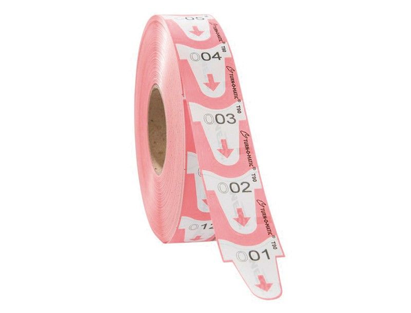 Tickets Turnomatic 31x67 Mm Color Rosa Rollo 4000 Tickets — Firpack